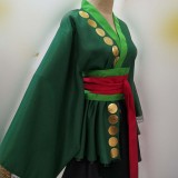 Costume de cosplay pour la fête du kimono Roronoa Zoro, tenue d'Halloween et de carnaval