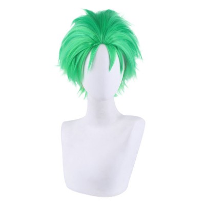 Roronoa Zoro Wig Heat Resistant Synthetic Hair Party Props Cosplay Costume Halloween Carnival