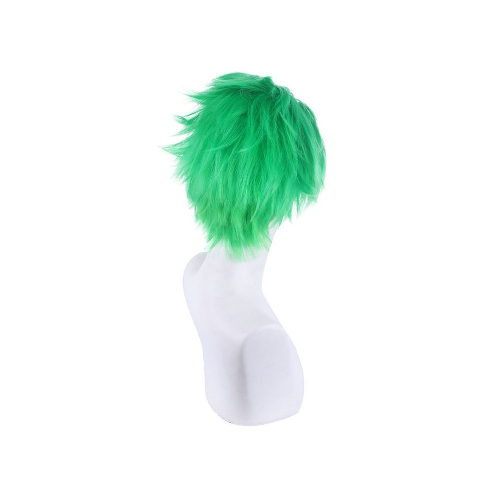 Roronoa Zoro Wig Heat Resistant Synthetic Hair Party Props Cosplay Costume Halloween Carnival