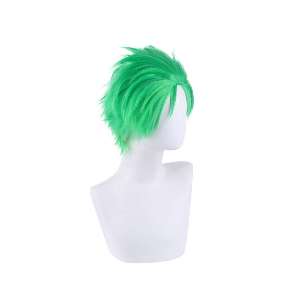 Roronoa Zoro Wig Heat Resistant Synthetic Hair Party Props Cosplay Costume Halloween Carnival