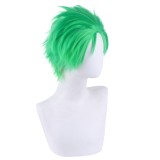 Roronoa Zoro Wig Heat Resistant Synthetic Hair Party Props Cosplay Costume Halloween Carnival