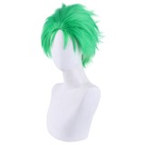 Roronoa Zoro Wig Heat Resistant Synthetic Hair Party Props Cosplay Costume Halloween Carnival