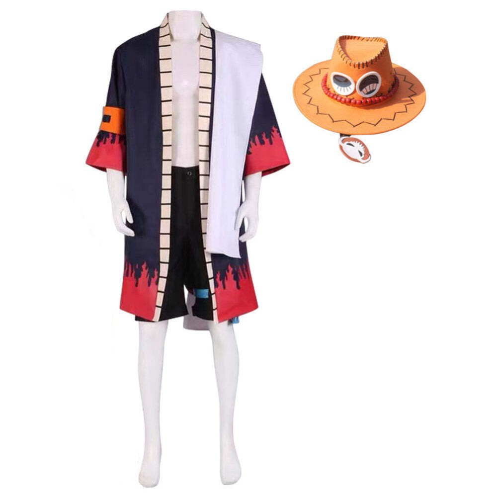 Portgas·D· Ace Festival Christmas Party Cosplay Costume Halloween Carnival Outfit