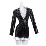 Nico·Robin Enies Lobby Arc Leather Dress Suit Cosplay Costume Halloween Carnival Outfit