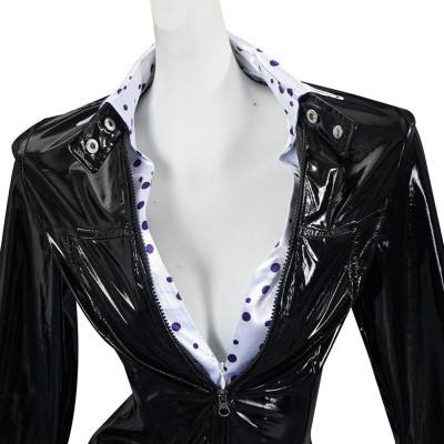 Nico·Robin Enies Lobby Arc Leather Dress Suit Cosplay Costume Halloween Carnival Outfit