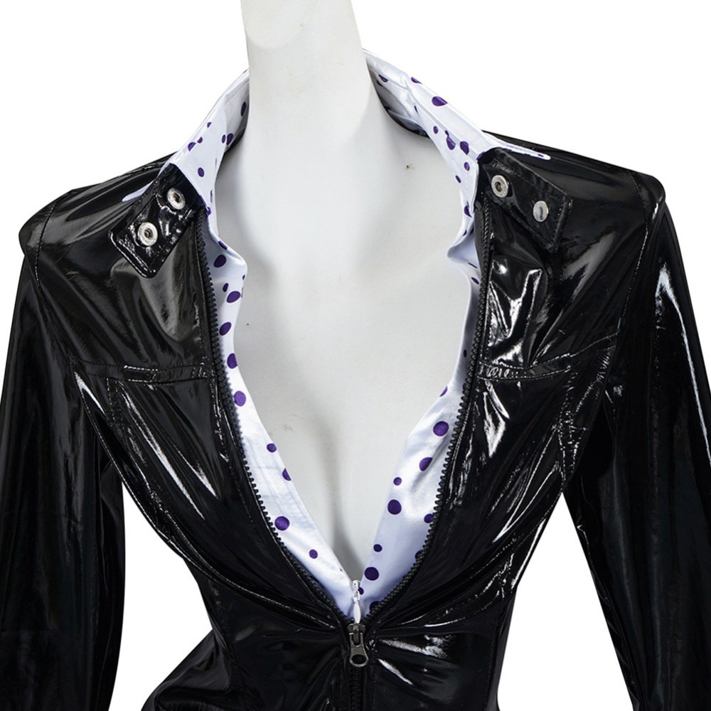 Nico·Robin Enies Lobby Arc Leather Dress Suit Cosplay Costume Halloween Carnival Outfit