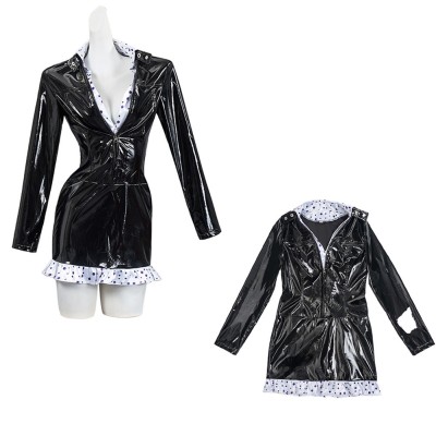 Nico·Robin Enies Lobby Arc Leather Dress Suit Cosplay Costume Halloween Carnival Outfit