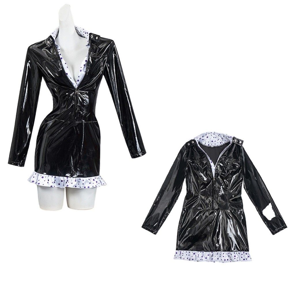 Nico·Robin Enies Lobby Arc Leather Dress Suit Cosplay Costume Halloween Carnival Outfit