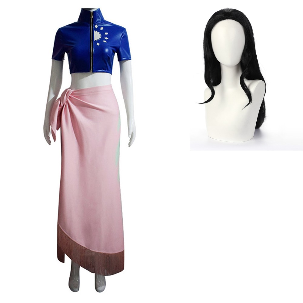 Nico Robin Skirt Dress Festival Cosplay Costume Halloween Carnival Outfit