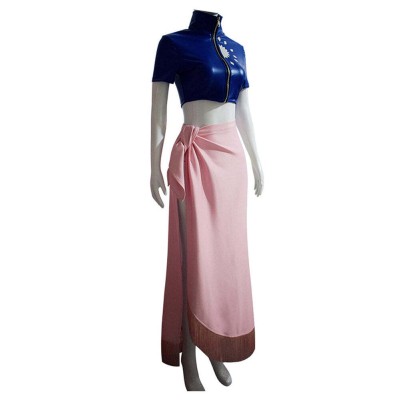 Nico Robin Skirt Dress Festival Cosplay Costume Halloween Carnival Outfit