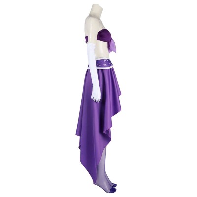 One Piece Nico Robin 15th Anniversary Purple Dress Suit Costume de Cosplay Halloween Carnaval