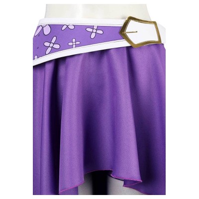 One Piece Nico Robin 15th Anniversary Purple Dress Suit Costume de Cosplay Halloween Carnaval