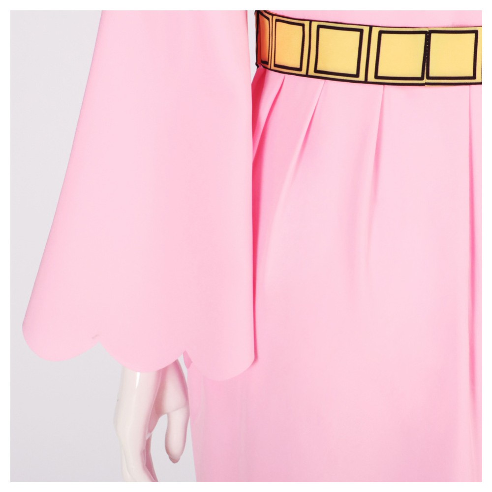 Nefertari Vivi Pink Dress Cosplay Costume Halloween Carnival Outfit