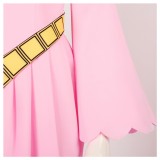 Nefertari Vivi Pink Dress Cosplay Costume Halloween Carnival Outfit