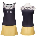 Nami Femmes Haut Noir Jupe Costume Cosplay Halloween Carnaval Tenue