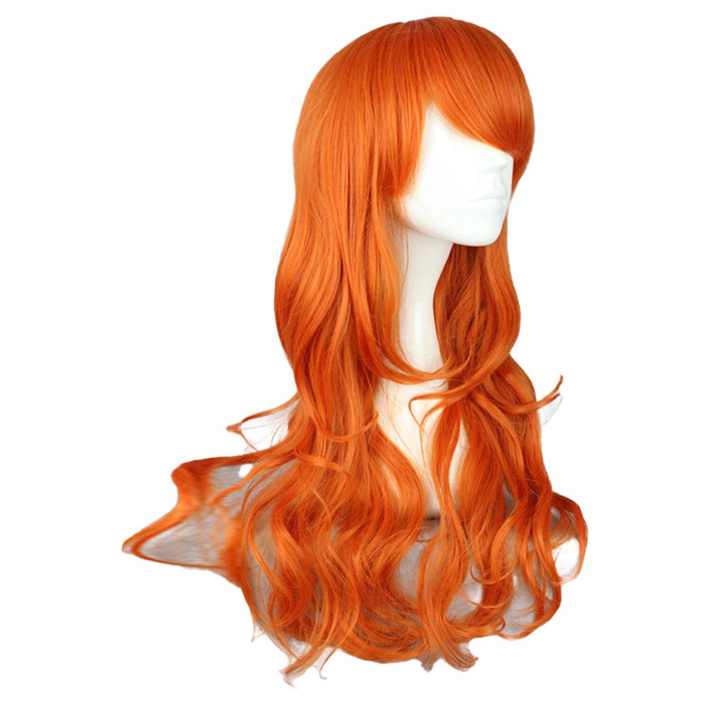 Nami Two Years Later Wig Heat Resistant Synthetic Hair Accessories Cosplay Costume Halloween Carnival
