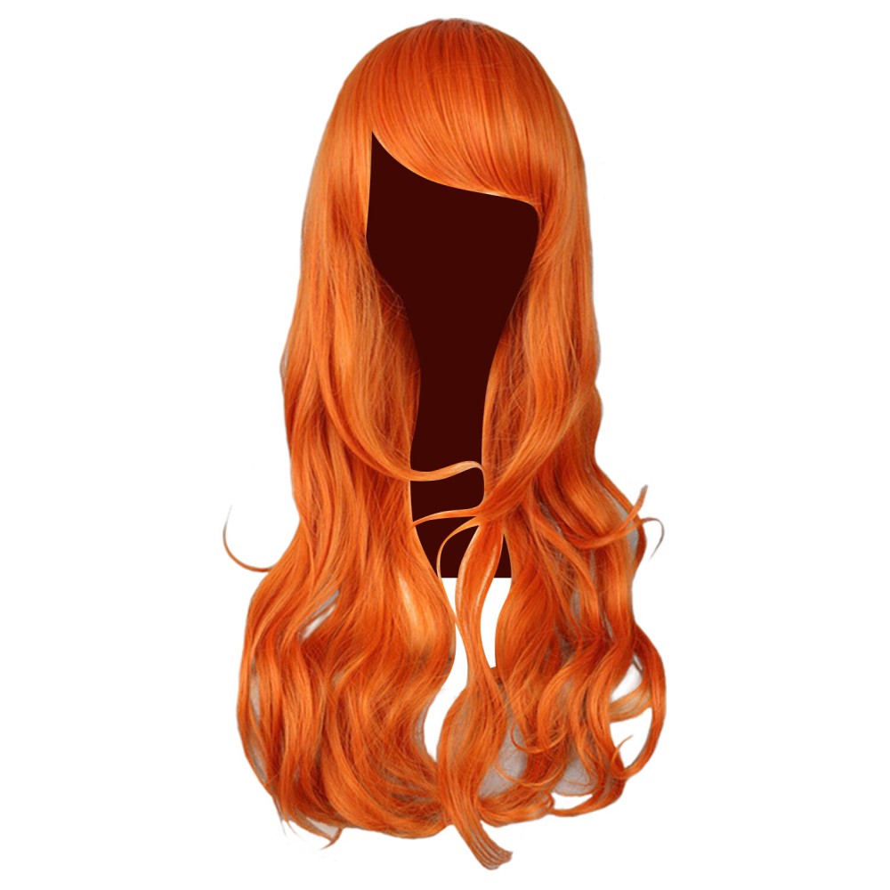 Nami Two Years Later Wig Heat Resistant Synthetic Hair Accessories Cosplay Costume Halloween Carnival