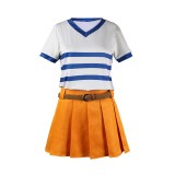 Nami T-Shirt Suit Cosplay Costume Halloween Carnival Outfit