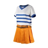 Nami T-Shirt Suit Cosplay Costume Halloween Carnival Outfit