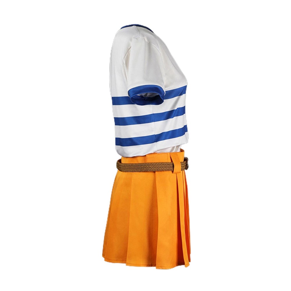 Nami T-Shirt Suit Cosplay Costume Halloween Carnival Outfit