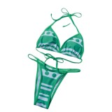 Nami Green Swimsuit Suit Cosplay Costume Halloween Carnival Outfit