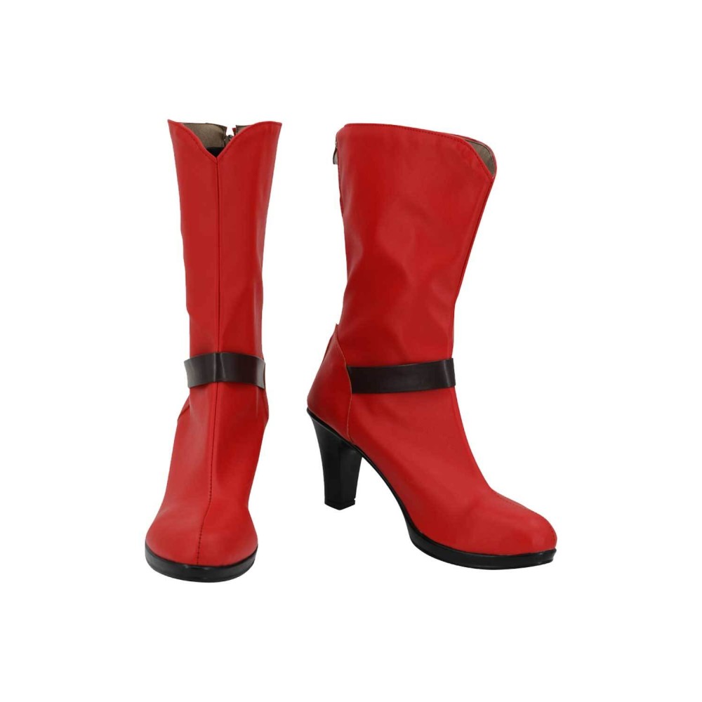 Bottes rouges Nami One Piece sur mesure Accessoire&nbsp; Costume de cosplay Halloween Carnaval