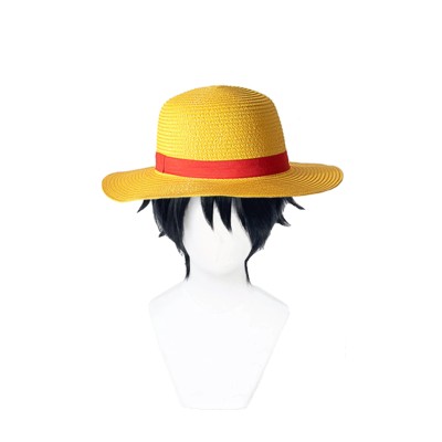 Monkey D. Luffy Wig Hat Set Accessories Party Props Accessories Cosplay Costume Halloween Carnival