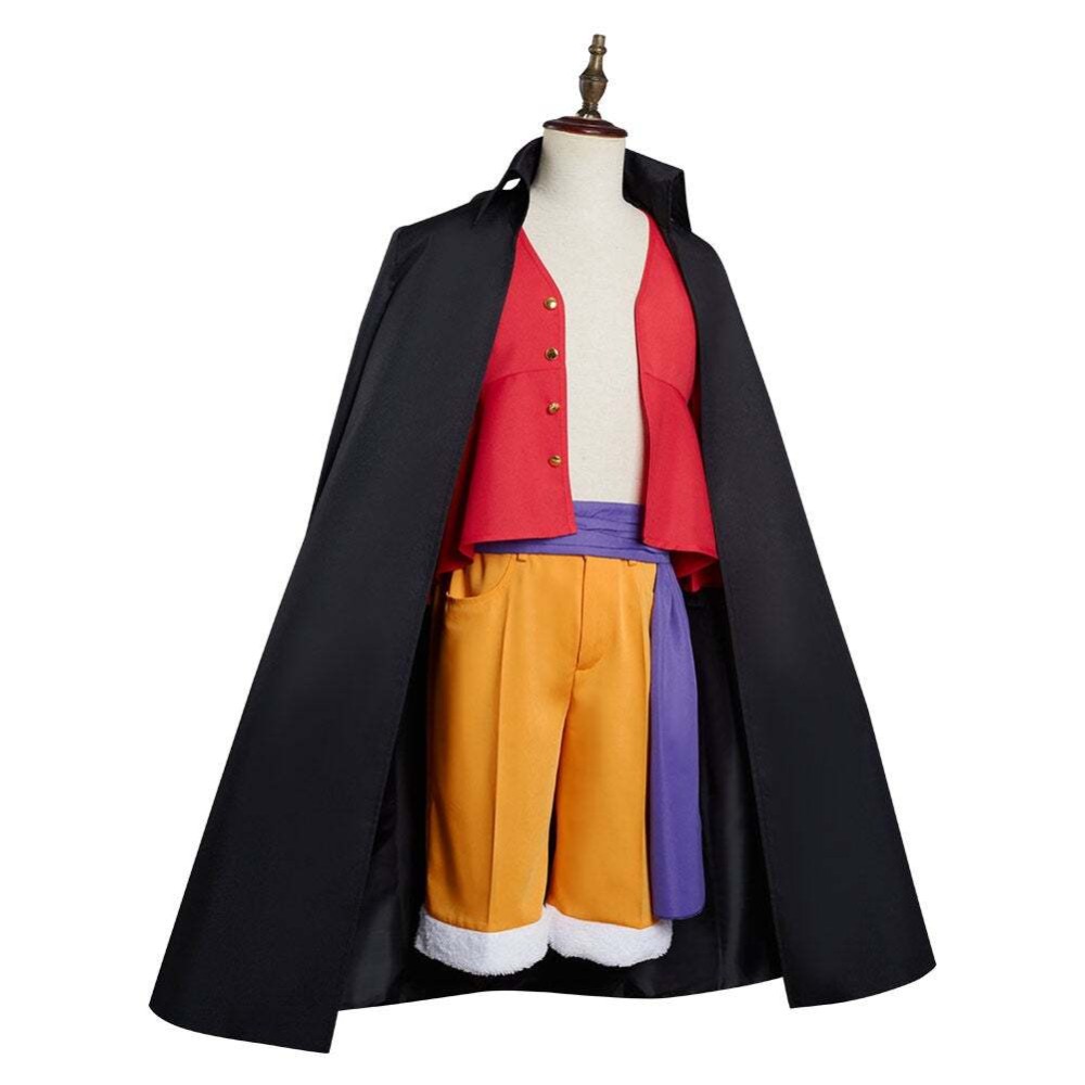 Monkey D. Luffy Suit Cosplay Costume Halloween Carnival Outfit