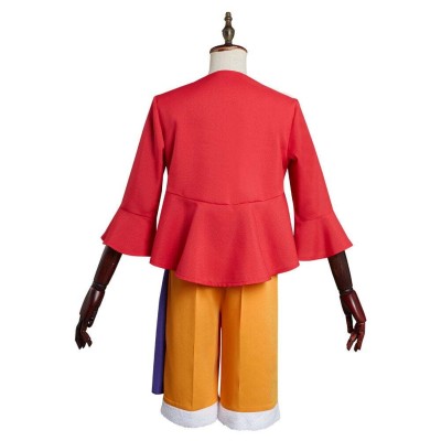 Monkey D. Luffy Suit Cosplay Costume Halloween Carnival Outfit