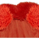 Luffy Red Plush Cloak Cosplay Costume Halloween Carnival