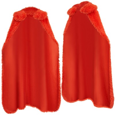 Luffy Red Plush Cloak Cosplay Costume Halloween Carnival