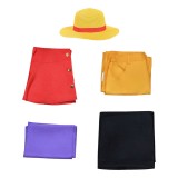 Luffy Enfants Costume Cosplay Costume Halloween Carnaval Tenue