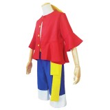 Luffy Kids Children Party Suit Cosplay Costume Halloween Carnival Outfit
