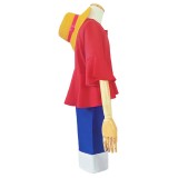 Luffy Kids Children Party Suit Cosplay Costume Halloween Carnival Outfit