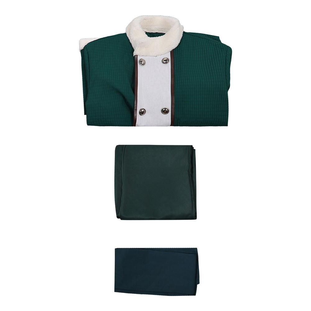 Zorro Green Cosplay Costume Halloween Carnival Outfit