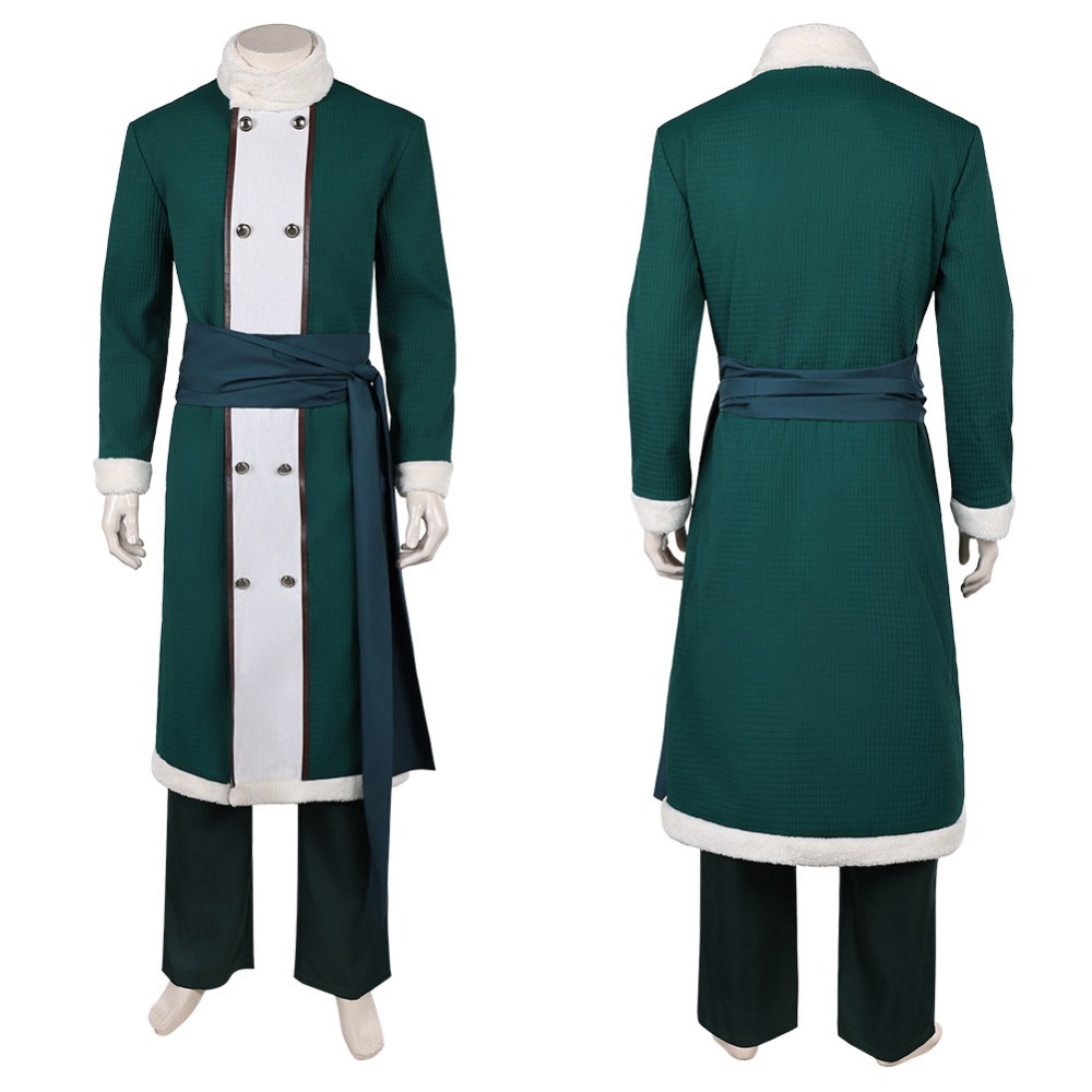 Zorro Green Cosplay Costume Halloween Carnival Outfit