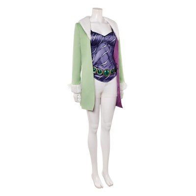 Vivi Miss Wednesday Women Green Cosplay Costume Halloween Carnival Outfit