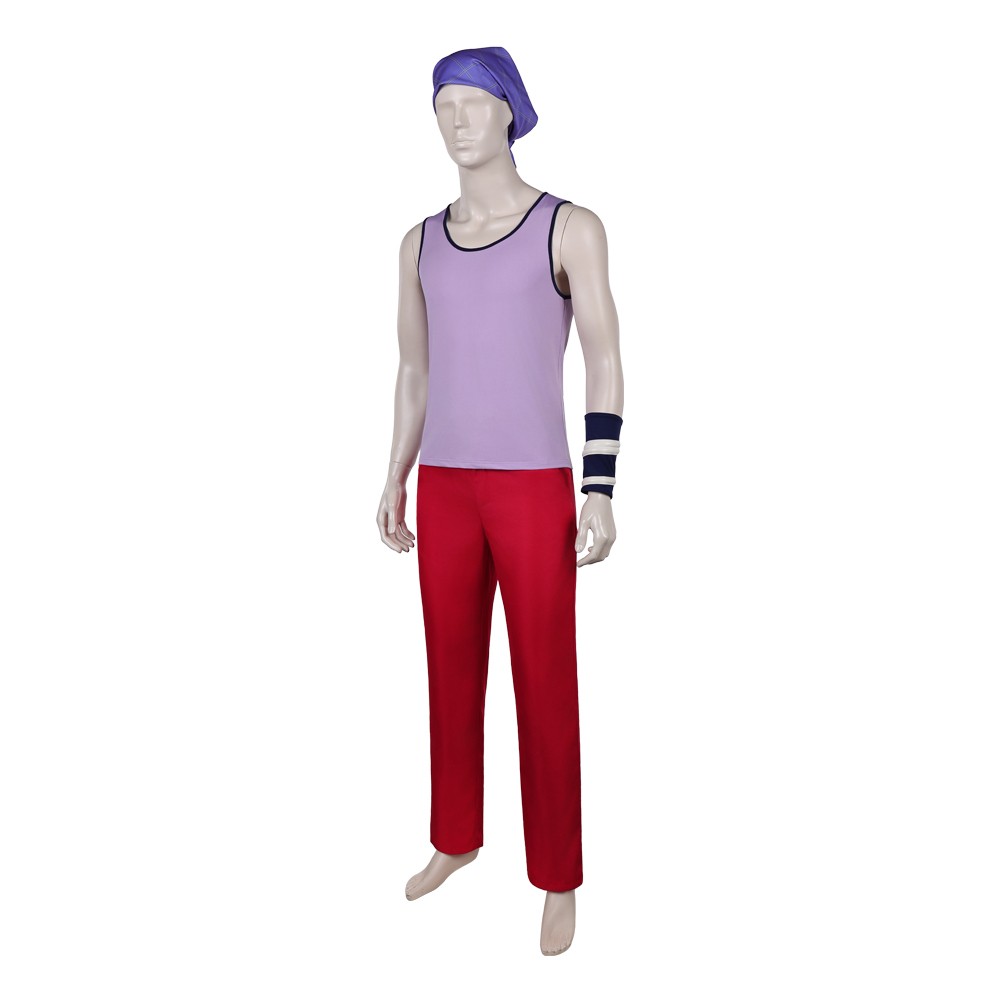 Usopp Purple Cosplay Costume Halloween Carnival Outfit
