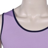 Usopp Purple Cosplay Costume Halloween Carnival Outfit