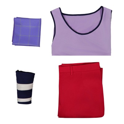 Usopp Purple Cosplay Costume Halloween Carnival Outfit