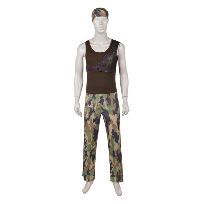 Usopp Camouflage Vest Character Set Cosplay Costume Halloween Carnival Outfit