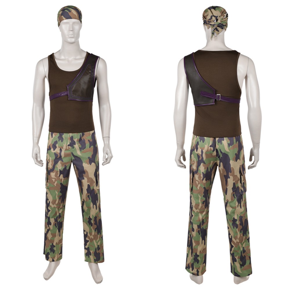 Usopp Camouflage Vest Character Set Cosplay Costume Halloween Carnival Outfit