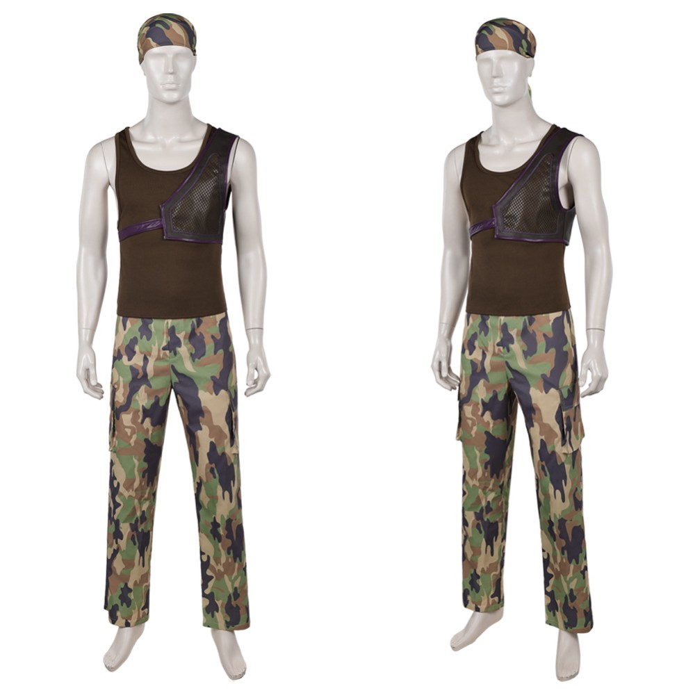 Usopp Camouflage Vest Character Set Cosplay Costume Halloween Carnival Outfit