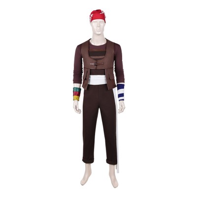 Costume de cosplay Usopp Brown pour Halloween et carnaval