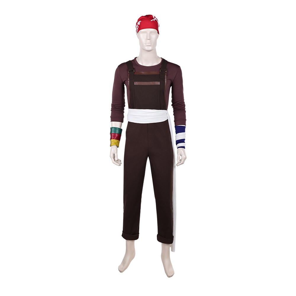 Costume de cosplay Usopp Brown pour Halloween et carnaval