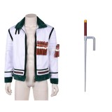 Smoker White Coat Cosplay Costume Halloween Carnival Outfit