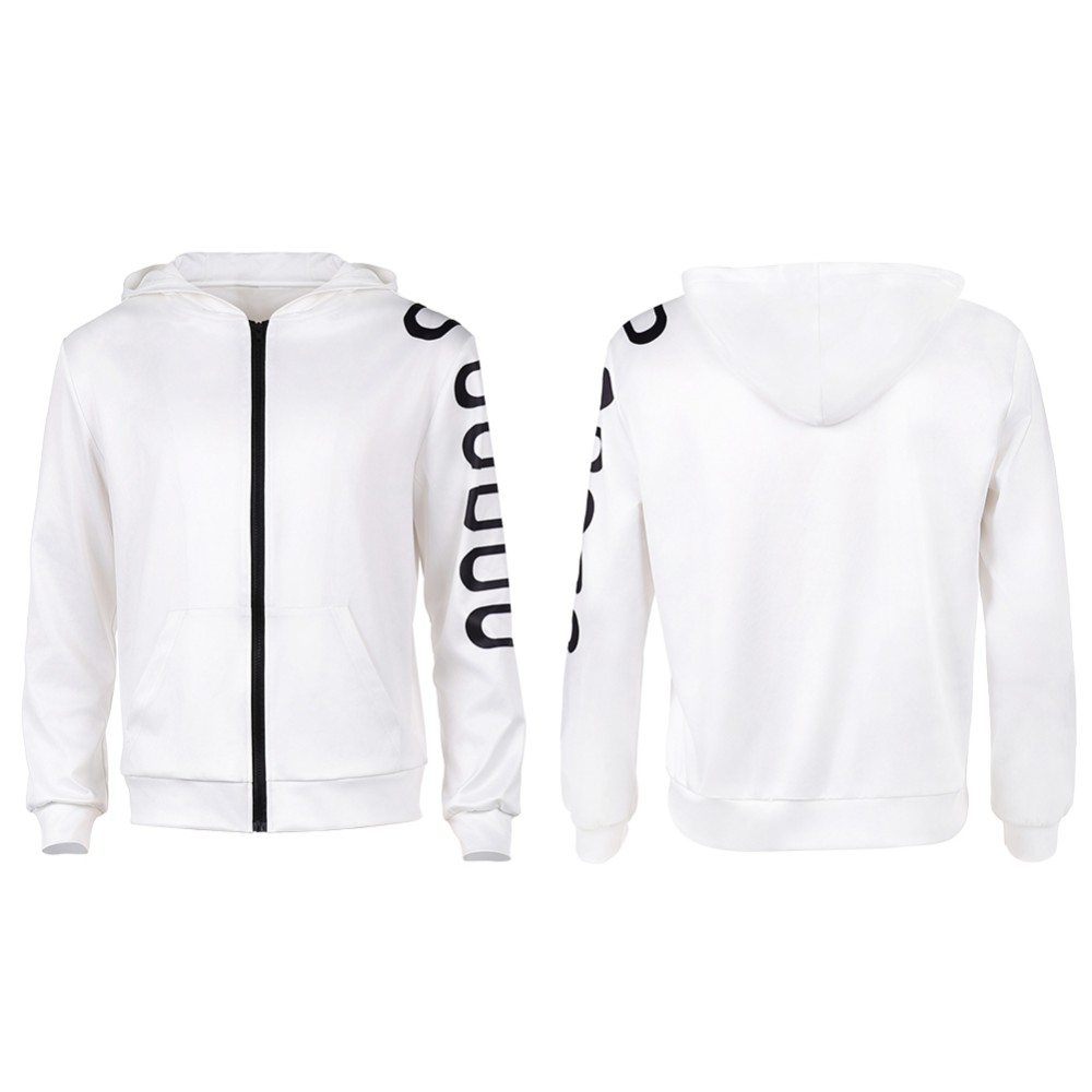 Costume de cosplay Sanji manteau blanc tenue de carnaval Halloween