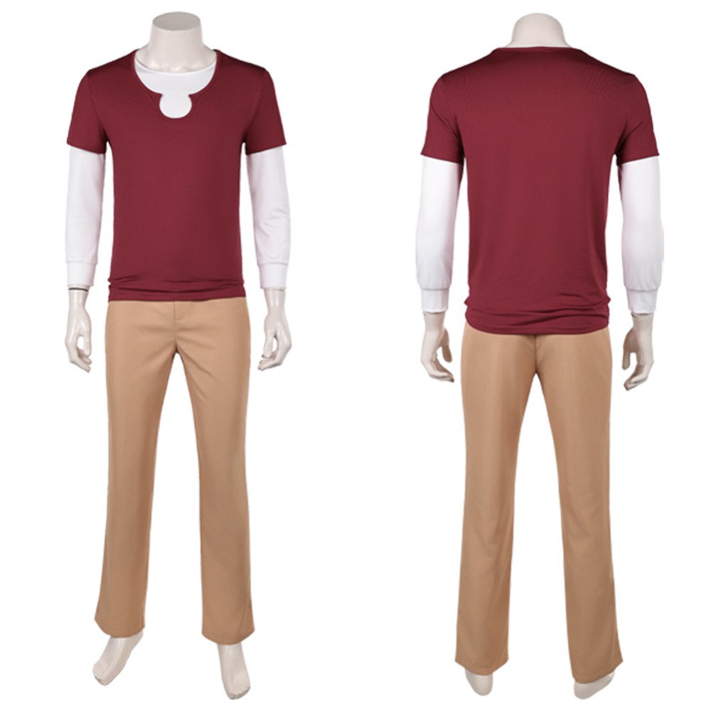 Sanji Red Cosplay Costume Halloween Carnival Outfit