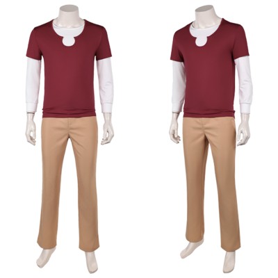 Sanji Red Cosplay Costume Halloween Carnival Outfit