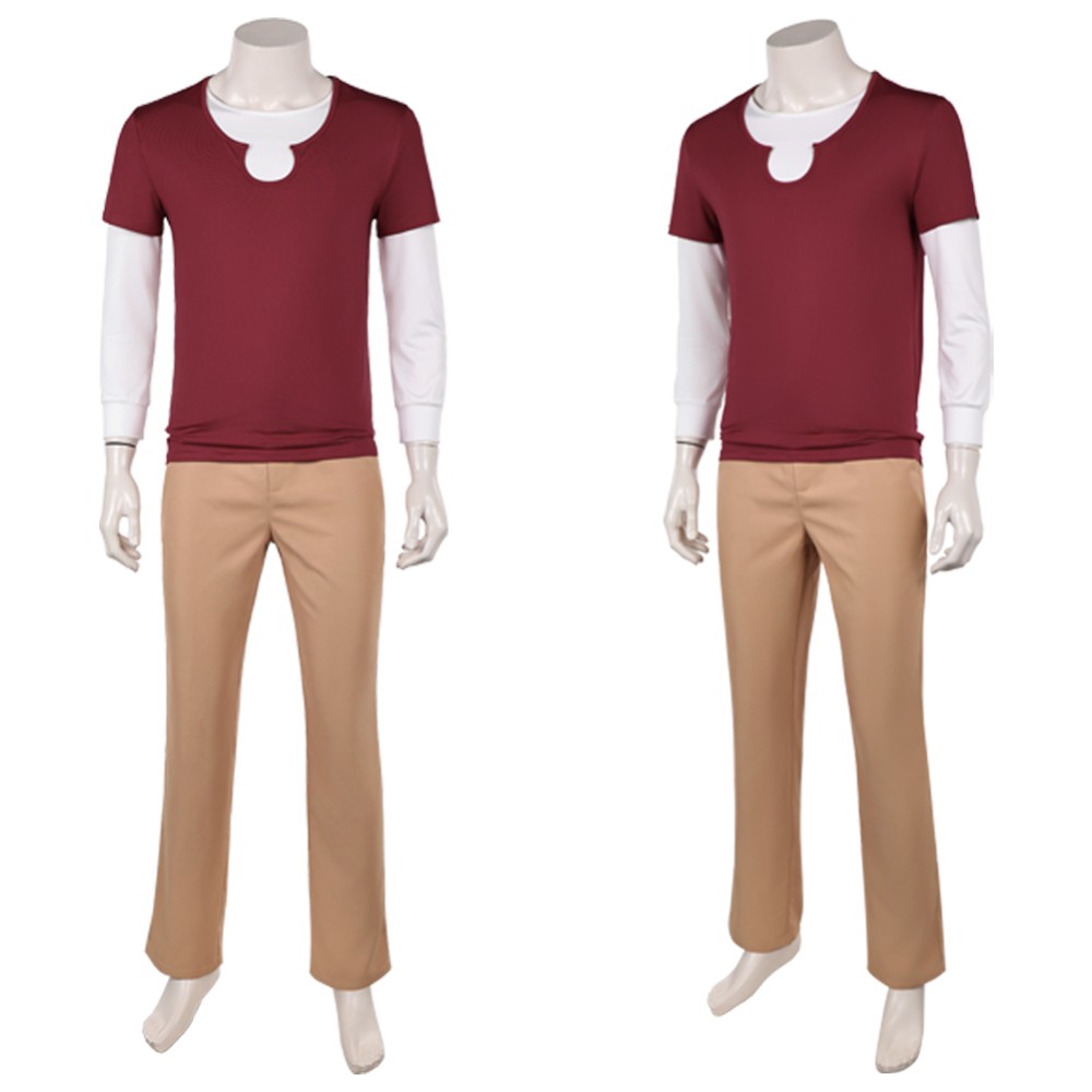 Sanji Red Cosplay Costume Halloween Carnival Outfit